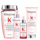 Kérastase Genesis Kit - Shampoo + Condicionador + Sérum + Protetor Térmico