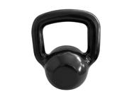 Kettlebell Emborrachado 6Kg Fundidos De Minas - Preto