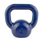 Kettlebell Iron Cast Emborrachado Exercício Funcional exercício funcional 04 kg - Niterói Sports