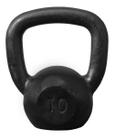 Kettlebell Pintado 10Kgs Exercício Funcional Treinamento Funcional - 1Fit