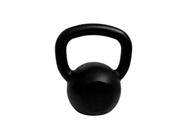 Kettlebell Pintado 12 Kg Fundidos De Minas - Preto