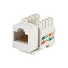 Keystone EVUS C-102 RJ-45 Femea CAT6E Branco