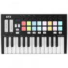 KFX Mini 25 Ultra Teclado Controlador Midi USB 25 Teclas 16 Clip PADs