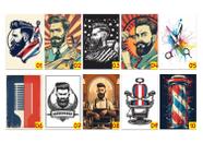 Ki 10 Quadros Barbearia Salão Barbeiro Corte Barba Barber 14x20 (01-10)