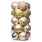 KI Store Champagne Bolas de Natal 20pcs 3.15 polegadas árvore de Natal enfeites de decoração para a árvore de Natal Natal grinalda de Natal guirlanda decoração enfeites ganchos incluídos