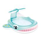 Kiddie Pool Intex inflável Whale com pulverizador de água 53L