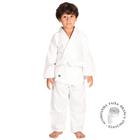 Kimono de Judo Jiu-Jitsu Infantil MKS Seitô Branco com faixa Branca