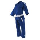 Kimono Infantil Judo adidas Trançado Branco com Faixa