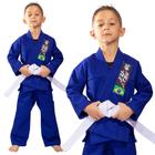 Kimono Jiu Jitsu Infantil Reforçado Judo Juvenil Artes Marciais Original Gorilla