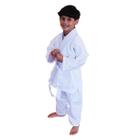 Kimono Jiu-Jitsu Judô Infantil 1 Fit Promocional Branco