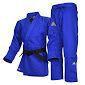 Kimono Judo J990 adidas Millenium Azul Bordado Dourado