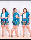 Short + Kimono Plus Size estampado Verde Conjunto Feminino - Duarte Store  RJ - Conjunto de Roupa Feminina - Magazine Luiza