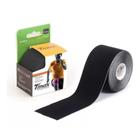 Kinesio Taping Bandagem Elastica Adesiva Preto Tmax 5Cm X 5M