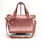 Kipling Amiel Bolsa Ombro Média Coper Metallic Com 2 Alças
