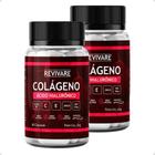 Kir 2x Colageno Verisol com Acido Hialuronico + Biotina + COQ10 60caps Pele Cabelos Unhas Vitalidade Beleza Revivare