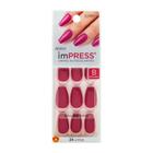 Kiss New York Impress Bailarina Unhas Autocolantes Ruby - bipam515br