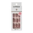 Kiss New York Impress Unhas Autocolantes Curto - Summer Nude BIP061BR