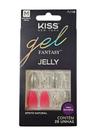 Kiss Unha Postiça Gel Fantasy Jelly Fun & Jelly Bailar FJ14B