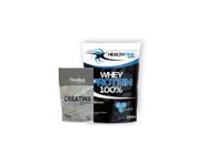 Kit 01 100% Whey Protein Health time 2,1 Kg + 01 Creatina 300g