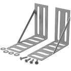 Kit 01 Par Frame Suporte Adaptador de Cabeceira Cama Box com Parafusos - Desk Design