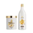 Kit 01 Pó Descolorante 500g + 01 Ox 30 Volumes 900ml Dyusar