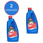 kit 02 Algicida de Choque Solução Água Verde para Piscinas HTH 1 litro