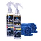 Kit 02 Auto Protection Titânio Pocket 300ml Ecotrend 02 Flanelas Microfibra Especial