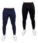 Kit 02 Calças De Moletom Masculina Jogger Treino Academia M1