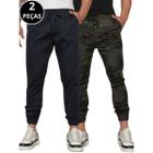 Kit 02 Calças Jogger Sarja Masculina