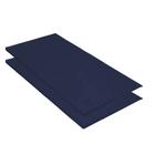 Kit 02 Colchonete Slim 95x59cm Solteiro Para Ginástica Academia Escola Suede Azul Marinho - Ahz Móveis - AHAZZO MÓVEIS