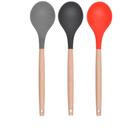 Kit 02 Colheres para Cozinha Silicone Bambu 32cm - Eye Produtcs