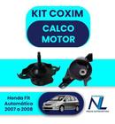 Kit 02 Coxim Calço Motor Honda Fit 2007 A 2008 Automático