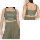 Kit 02 cropped blusinha feminina