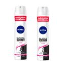 Kit 02 Desodorante Black & White Invisible 200ml 72h - Nivea