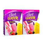 Kit 02 Diet Week Shake Morango e Amora 360g Maxinutri