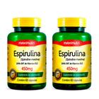 Kit 02 Espirulina 450mg com 60 cápsulas Loja Maxinutri