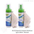 Kit 02 Espumas De Limpeza Multiuso Spoo 200ml - Bioclub