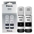 KIt 02 Garrafas de tinta compatível T544 Preta para impressora L3150 - Bulk Ink do Brasil