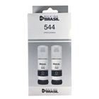 KIt 02 Garrafas de tinta compatível T544 T544120-2P Preto para impressora Tank L5590