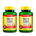 Kit 02 Oleo de Coco Extra Virgem 60 Capsulas 1000mg Loja Maxinutri