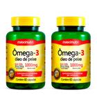 Kit 02 Ômega3 Óleo de Peixe 60 Capsulas 1000mg Maxinutri