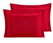 Kit 02 Porta Travesseiros Matelado Ultrassônico Super Macio Acabamento Com Debrum 70x50cm