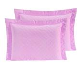 Kit 02 Porta Travesseiros Matelado Ultrassônico Super Macio Acabamento Com Debrum 70x50cm