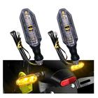 Kit 02 Setas Pisca De Led Cb300 Xre Xj6 Hornet Next 250 Xt