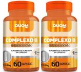 Kit 02 Suplemento Alimentar Complexo B 60cps - Duom