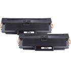 kit 02 toner Compatível 105A com chip para impressora HP MFP135 1k