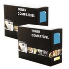 kit 02 Toner X654 Compatível para impressora lexmark X656DE 36K