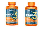 Kit 02 Vitamina Ômega 3 Tripla Fonte 1000mg 120Cps - Katigua