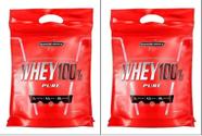 Kit 02 Whey 100% Pure Refil 900g Integral Medica