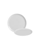 Kit 03 Bandeja Prato Redondo Servir Bolo Festa Branco 320Mm